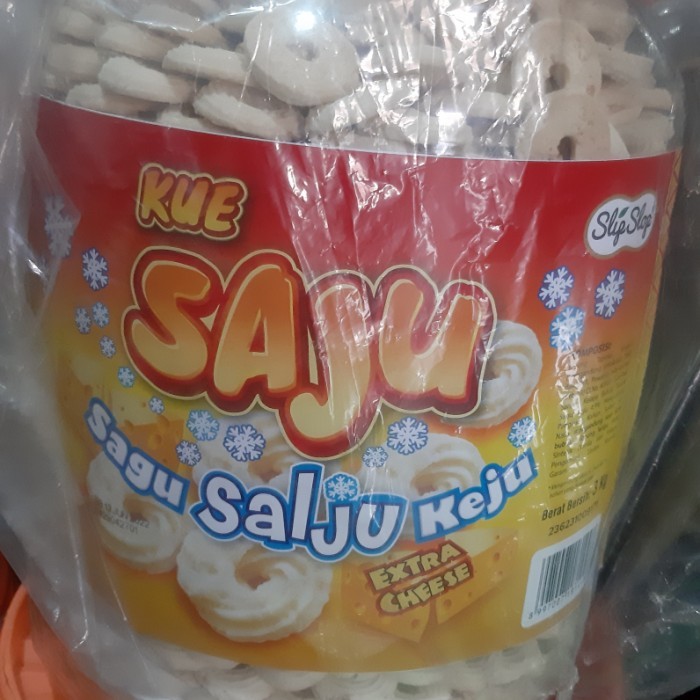 

Sagu salju keju toples 3kilo