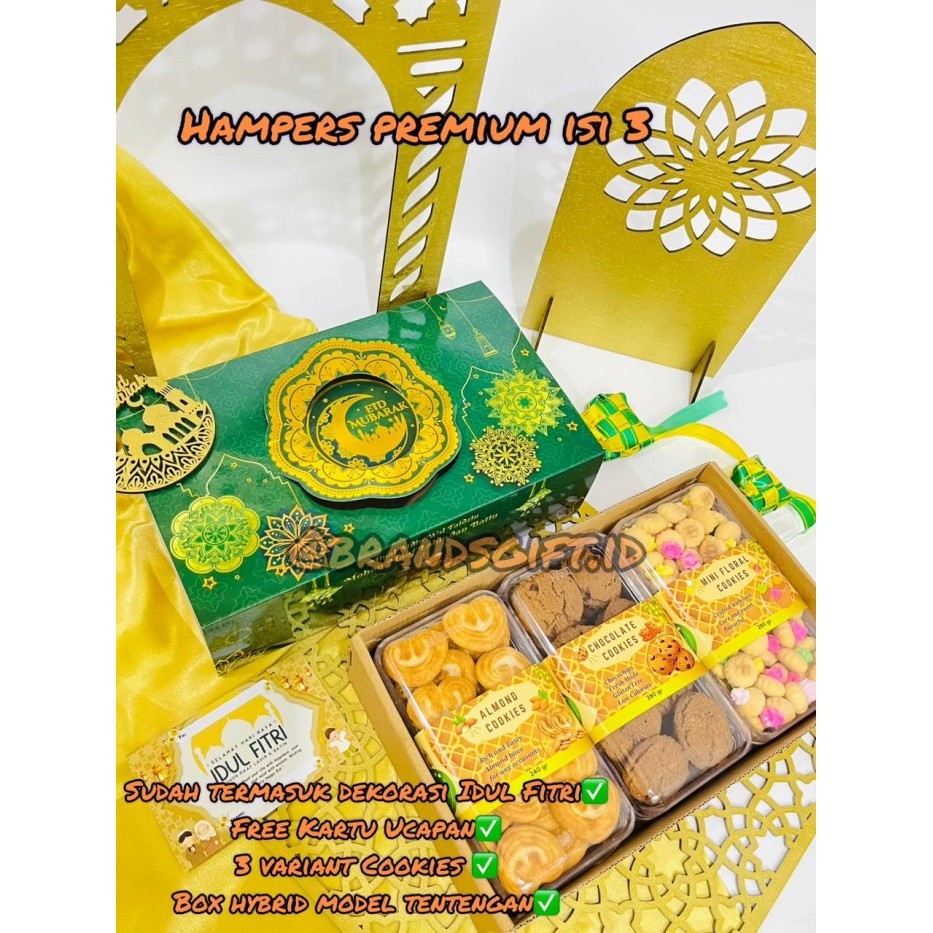 

HAMPERS LEBARAN PARCEL IDUL FITRI HALAL ISI 3 TOPLES FREE KARTU UCAPAN