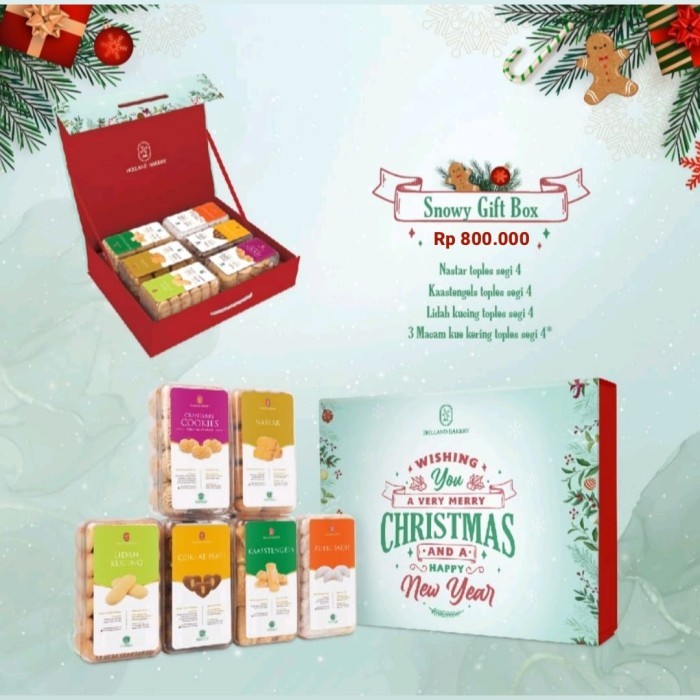 

Snowy Gift Box Hampers Natal Christmas 2022