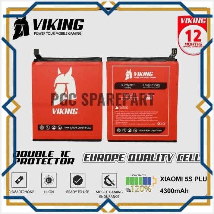 [pgc] original baterai viking bm37 - xiaomi mi 5s plus - mi5s plus - bm-37
