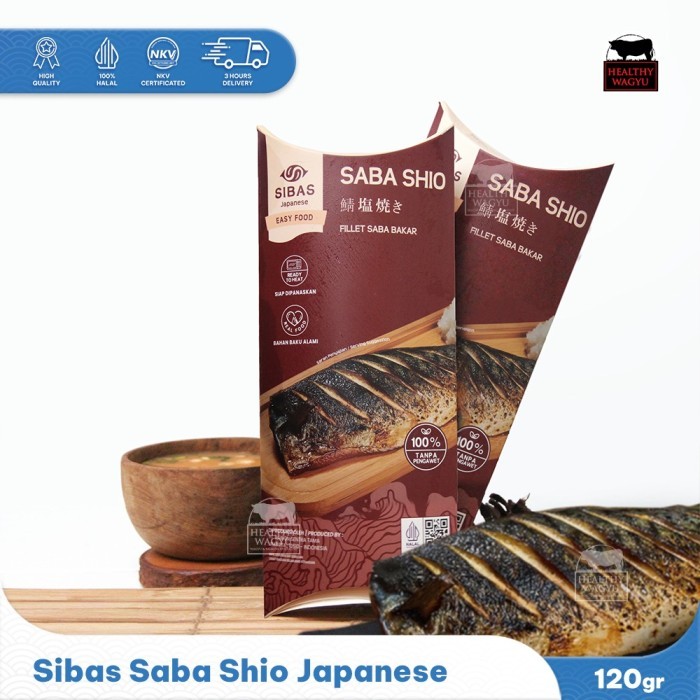 

Sibas Saba Shio Ready To Eat Fillet Ikan Saba Jepang Siap Saji Halal