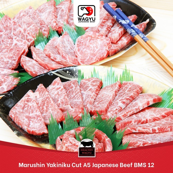 

Marushin Yakiniku Cut A5 Japanese Beef BMS 12