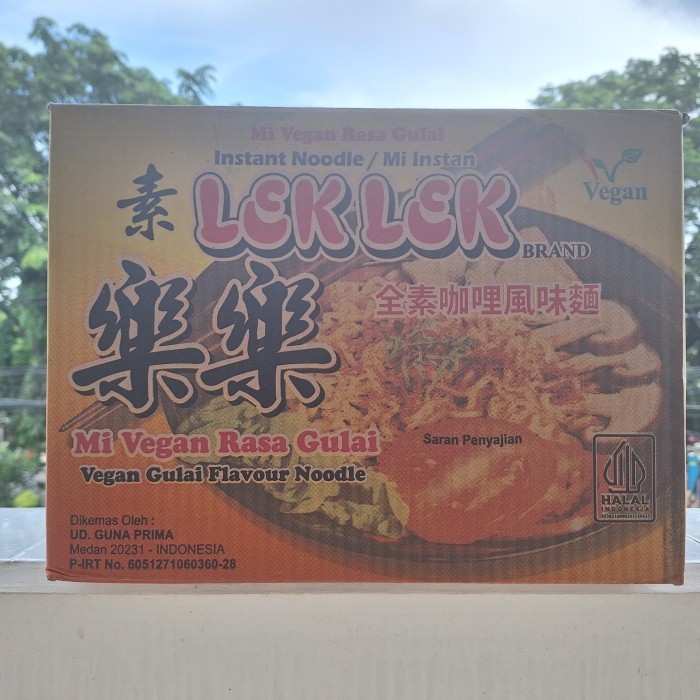 

Ina - Mie Lek Lek Instan Rasa Gulai Per Dus Vegan & Vegetarian