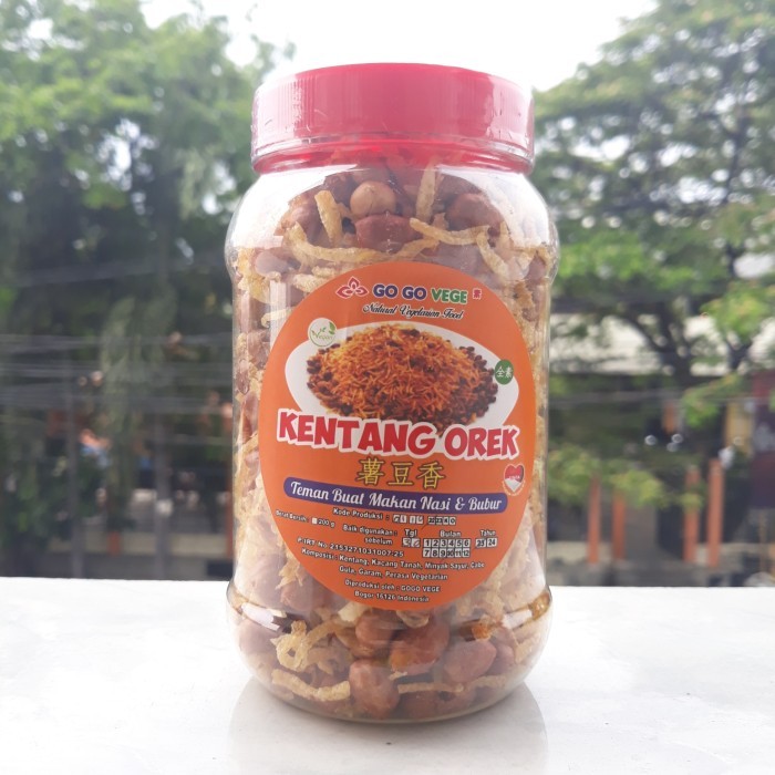 

Ina - Kripik - Keripik Kentang Orek Go Go Vege Vegan & Vegetarian