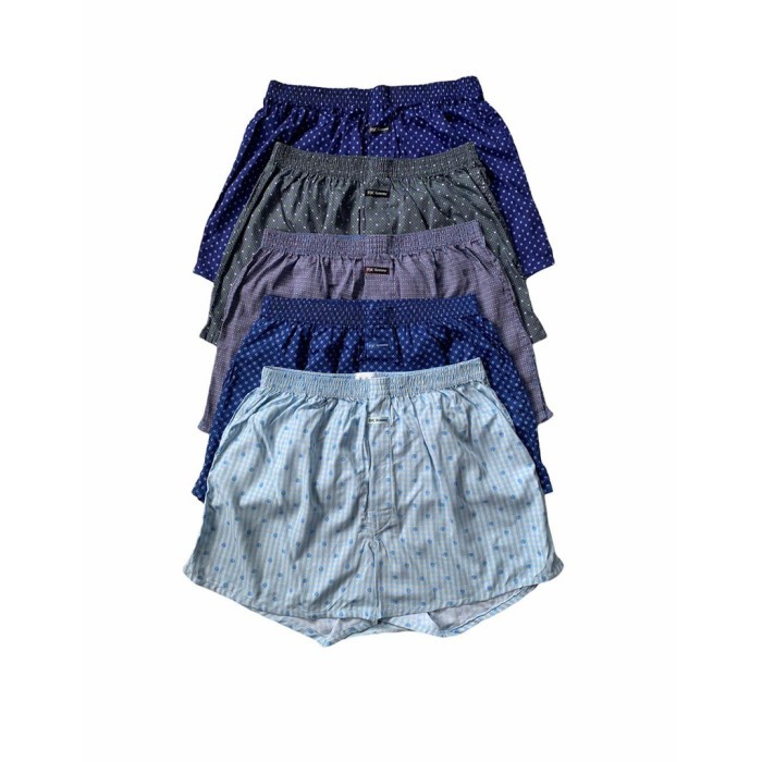 Byc Mens Underwear Cotton Woven Boxer Original (Koreans Brand) Unisex (Pria Wanita) 100K/3Pcs Asia