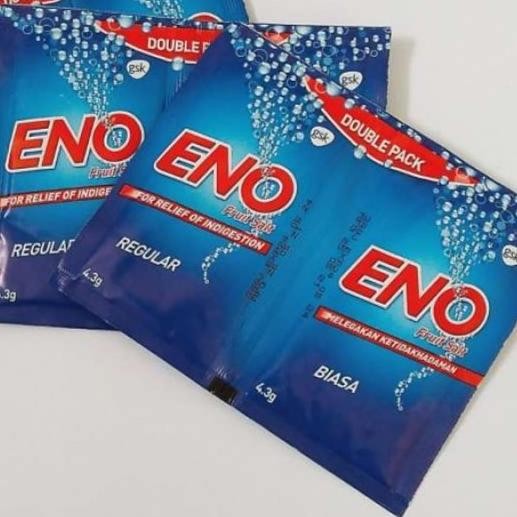 

best seller] ENO Fruit Salt REGULER Sachet 5G Triple(isi 3Sachet) / Garam Buah / Antasida