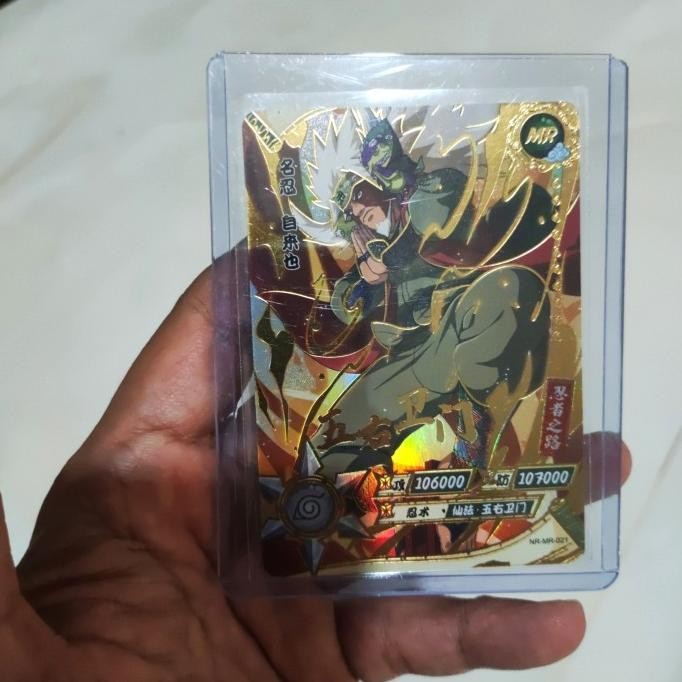 "'''] KARTU NARUTO KAYOU JIRAIYA MR 021 ORI HOLO