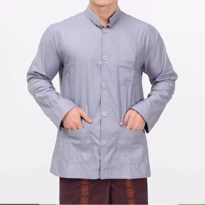 Terbaru Jas Koko Hitam Pria Koko Putih Semi Jas Koko Terompah Dewasa