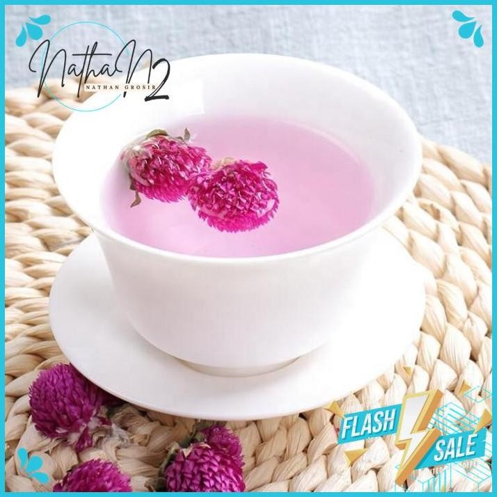 

TEH BUNGA AMARANT / GLOBE AMARANTH FLOWER TEA 40GR BY NATHAN'S GROSIR BERKUALIAS !!!