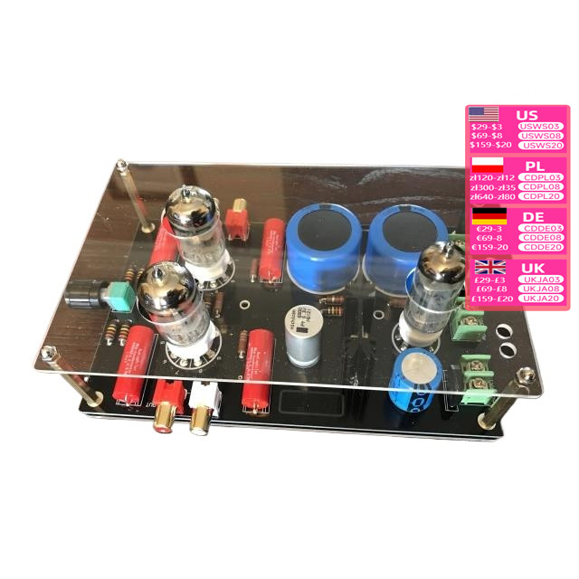 DRT 6N3/GE5670 Electronic Tube Gallbladder Rectification Pre stage Gallbladder Machine DIY Finished 