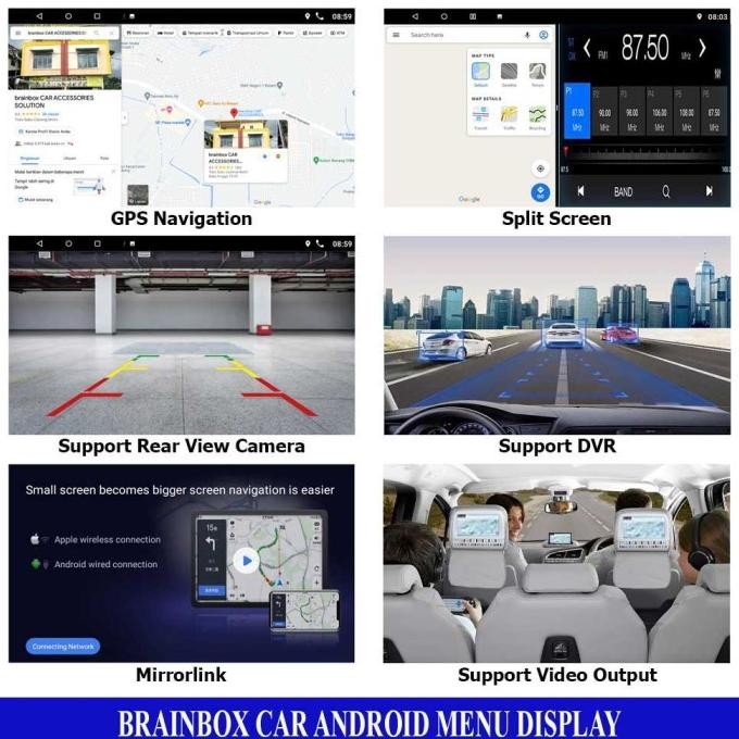 PROMO / Headunit Android Single Din 10 Inch 1+16 Rotation LCD TV Mobil Tape NON COD