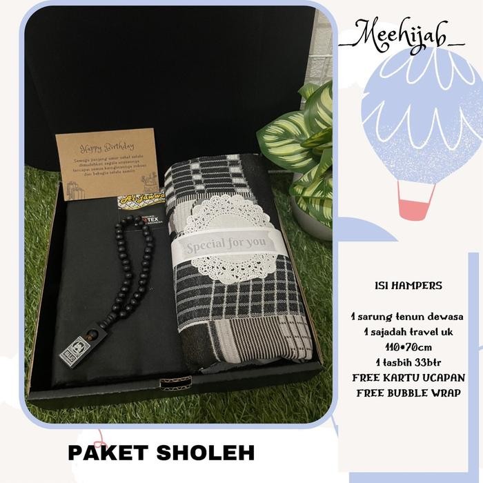 terbaru  hampers kado cowok paket sholeh hadiah ultah khitan poliester poliester ready