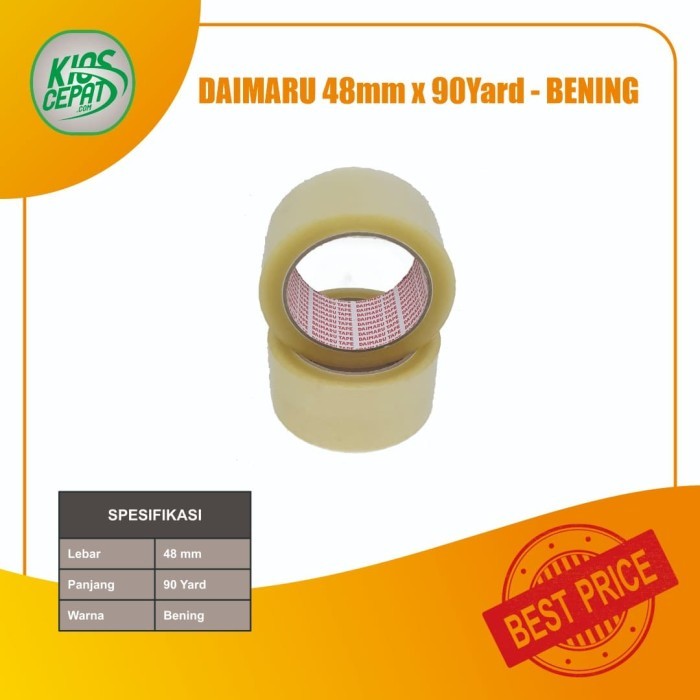 

[GO SEND] LAKBAN DAIMARU DUS ISI 72 (48MM X 90YD)