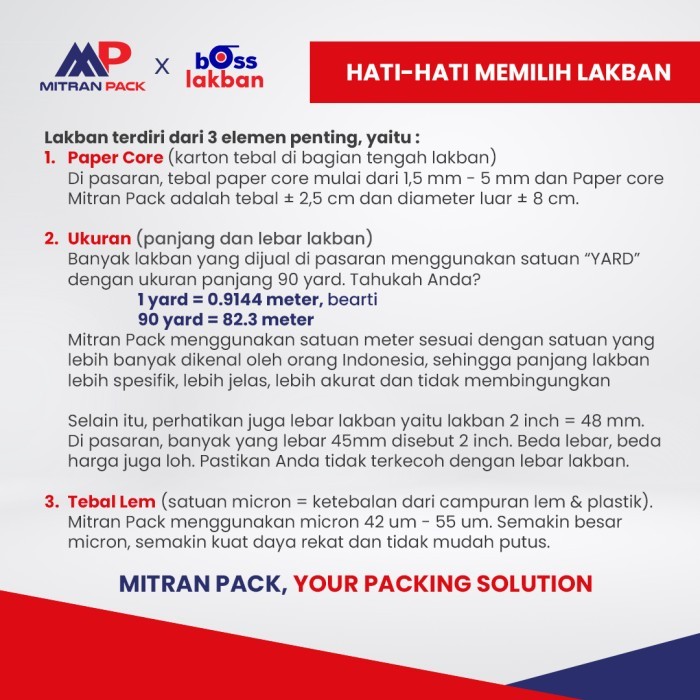

(GOJEK) LAKBAN BENING / COKLAT 45 MM X 65 METER / 72 YARD MITRAN PACK
