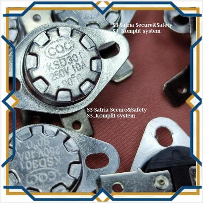 [SSC] THERMOSTAT KSD301 90C 10A BIMETAL 90 250V SWITCH SENSOR COFFEE KOPI