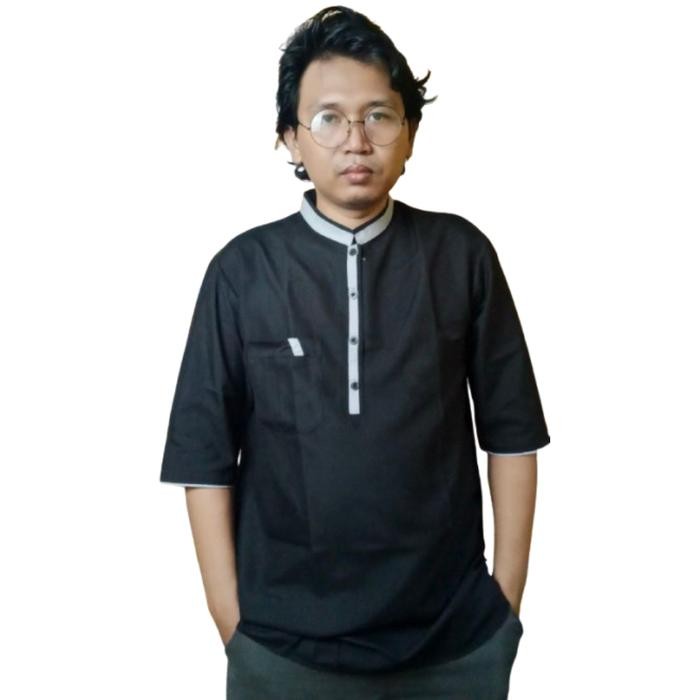 BAJU KOKO KEMEJA PRIA COWOK REMAJA DEWASA BAPAK KURTA AGAM LENGAN PENDEK MUSLIM BRANDED ORI ORIGINAL