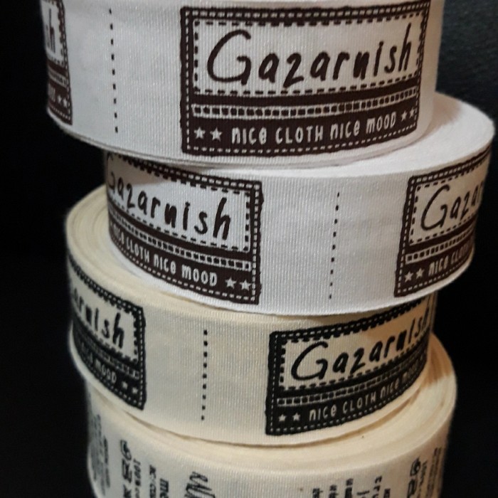 

SABLON LABEL BAJU 3CM