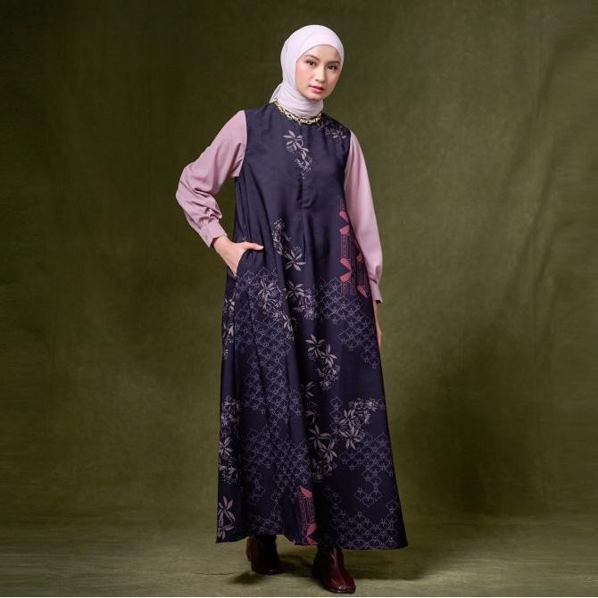 Zm Zaskia Mecca - Hesha Gamis Dress - Jelita Indonesia - Edisi Palembang Original
