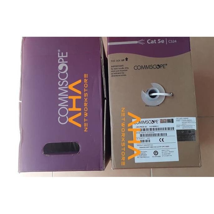 TERBARU - KABEL AMP CAT5E UTP KABEL COMSCOPE UTP CAT5E CABLE UTP CAT5E COMMSCOPE
