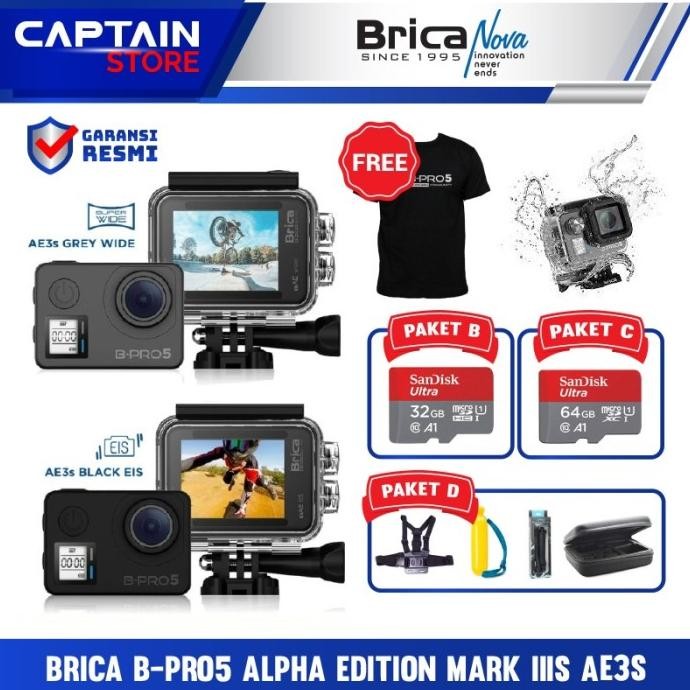 Brica B-PRO5 Alpha Edition Mark IIIS AE3S Garansi Resmi - BLACK