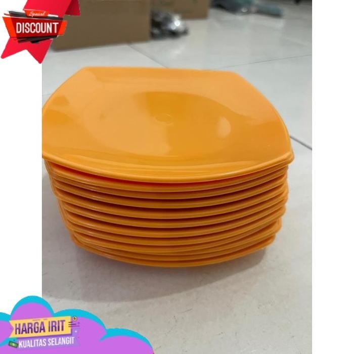 FLASH SALE ( 1 LUSIN ) PIRING COREL KECIL I-ONE / PIRING DESSERT / PIRING MAKAN PLASTIK 12PCS