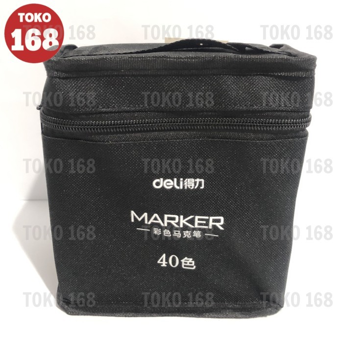 

DELI SKETCH MARKER WITH BAG 40 COLORS 70807-40 (SET)