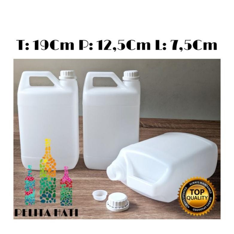Bisa COD BOTOL JERIGEN 2 LITER HDPE SEGEL FOODGRADE HARGA DISTRIBUTOR ||