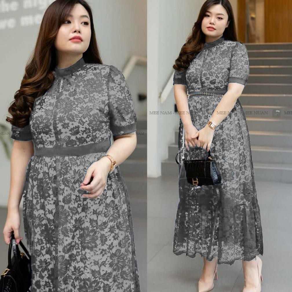 Cod-Mc-Baju Dress Brukat Wanita Terbaru-Dres Wanita Jumbo-Dres Natal Jumbo