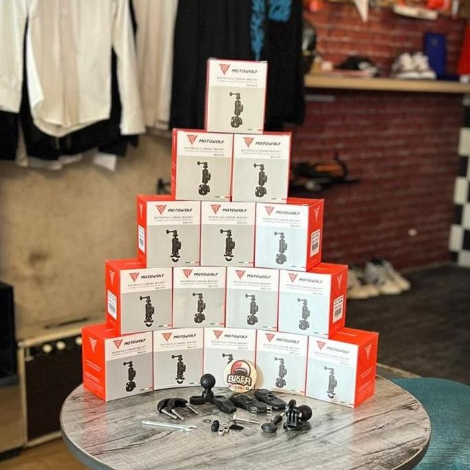 Motowolf Bracket Insta 360 Action Camera Mounting Motor Cam Holder Cam Holder Motor - Action Camera 