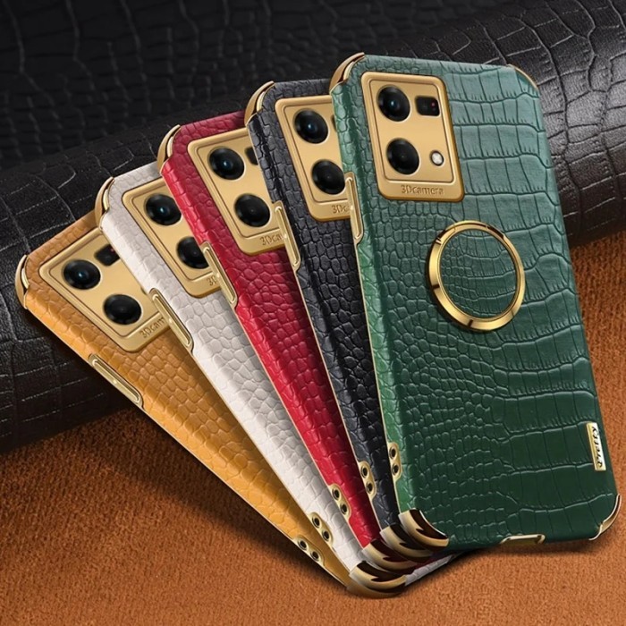 PROMO Crocodile Pattern Soft Case OPPO RENO7 RENO8 4G RENO 7 8 4G Casing HP