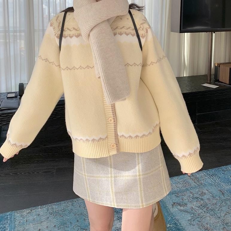 Cardigan Wanita Oversize | Sweater Kardigan Outher Big Size Korean Style | Cardigan Wanita