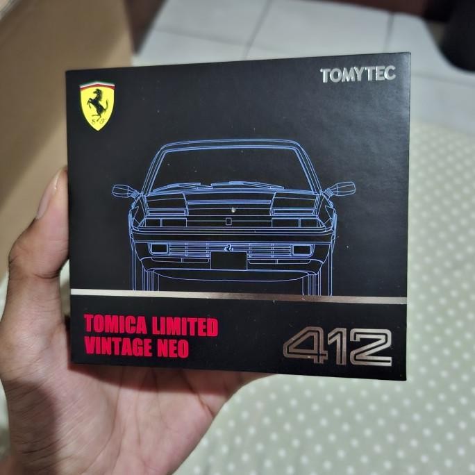 Tomica Limited Vintage Neo Ferrari 412 Blue