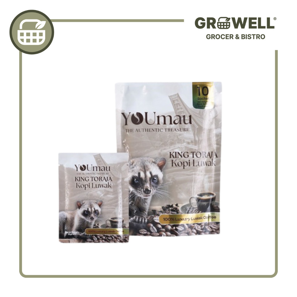 

YOUMAU STANDING POUCH KING TORAJA KOPI LUWAK SACHET 8X10S
