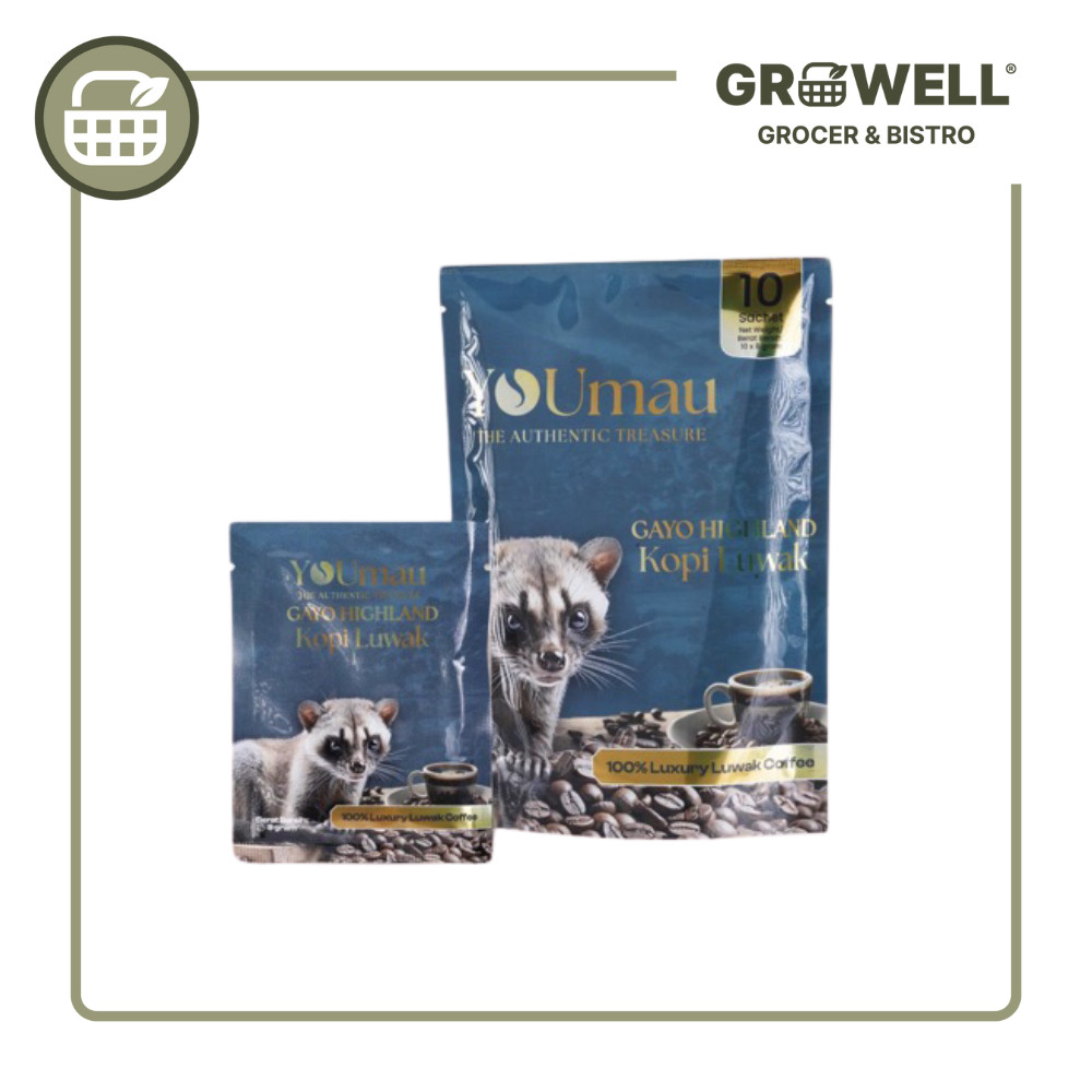 

YOUMAU STANDING POUCH GAYO HIGHLAND KOPI LUWAK SACHET 8X10S