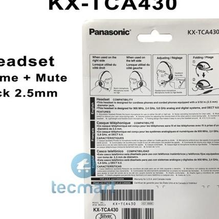 Panasonic KX-TCA430 / Comfort-Fit Hands-Free Foldable Headset Terlaris