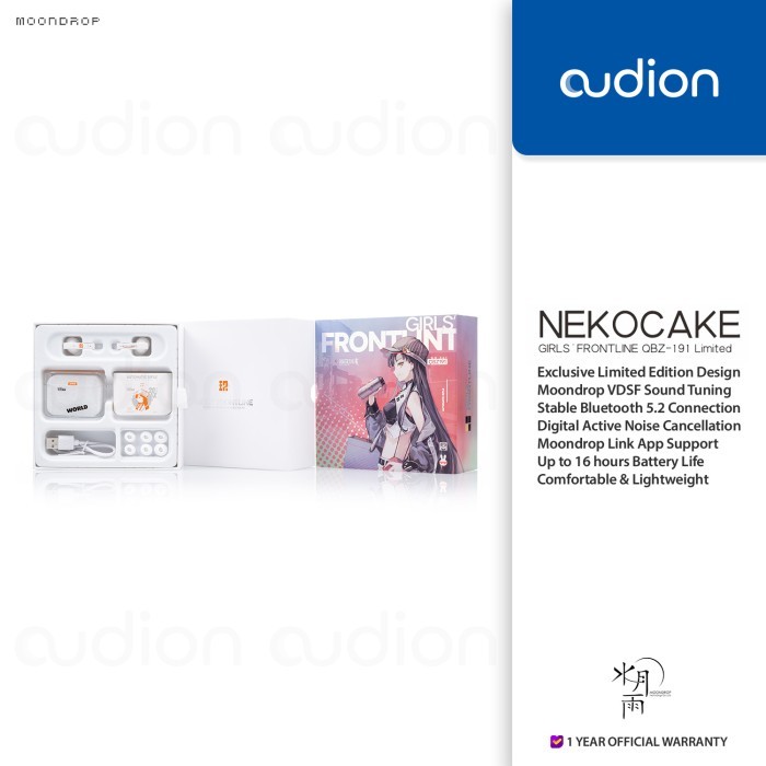 Moondrop Nekocake Girls' Frontline Limited Edition True Wireless Tws