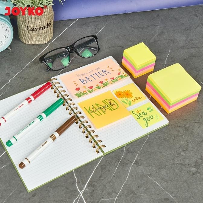 

Memo Stick Kertas Memo Tempel Sticky Note Joyko MMS-1 ~15 5 Warna