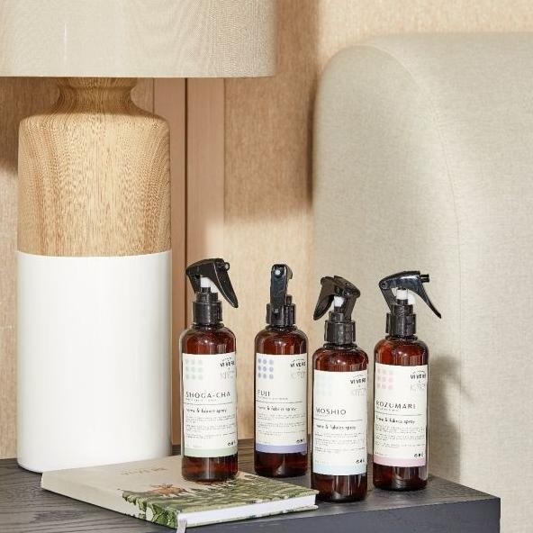 Vivere Room Spray Kiyo Moshio 250Ml - Pengharum Ruangan & Fabric Original Dan Terpercaya