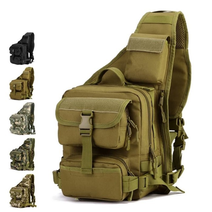 Tas Ransel Army Model Selempang Satu Tactical Original Import