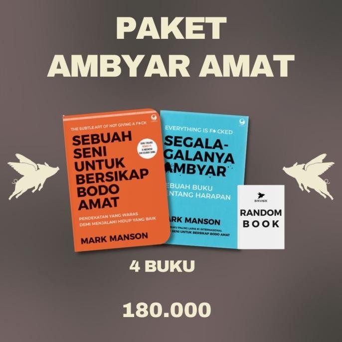 

Paket ambyar-amat (4 buku)