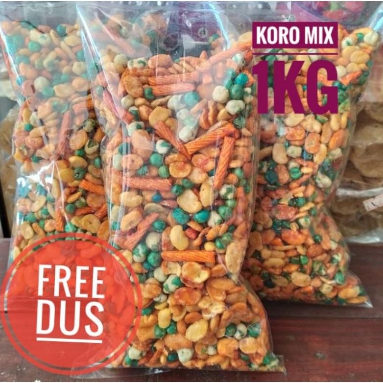 

er-56 kacang koro mix fresh - snack lebaran - camilan enak lezat gurih Sale