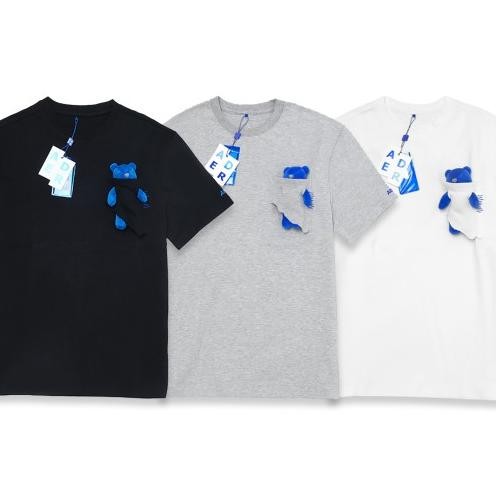Ader Error Hole Pocket Bear Doll T-Shirt Terlaris