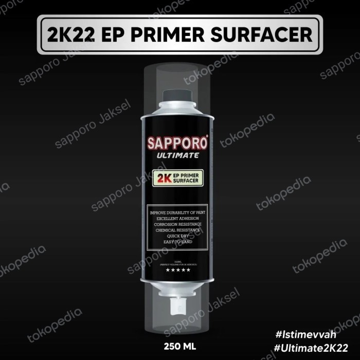 Sapporo Ultimate 2K22 Epoxy Primer Surfacer / 250ml / Epoxy 2K Sapporo