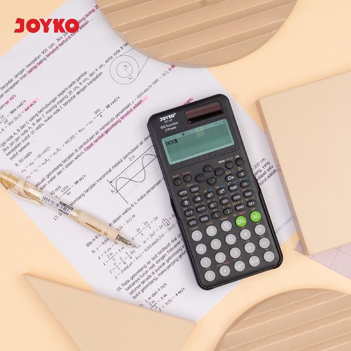

Joyko Scientific Calculator 552 Functions Big Display / Kalkulator Ilmiah Joyko Matematika 552
