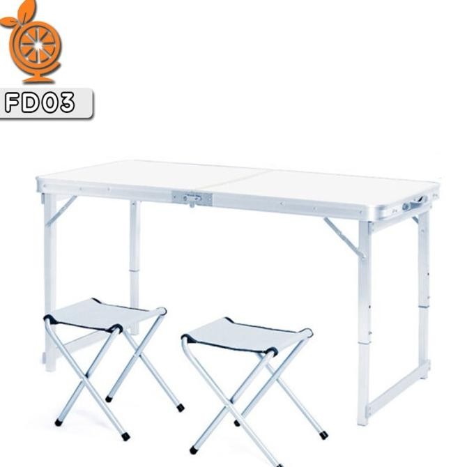 Terlaris Meja Lipat Meja Koper Hpl Meja Serbaguna Portable 1 Meja Lipat Ready Stok