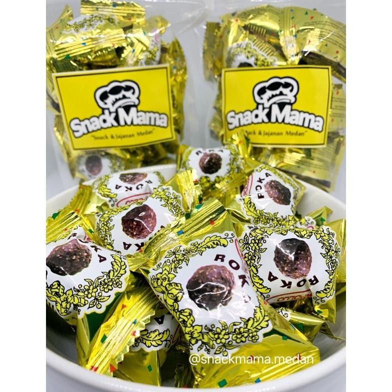 

Cuci Gudang APOLLO ROKA WAFER BALL COKLAT ISI 20PCS | SNACKMAMA Original