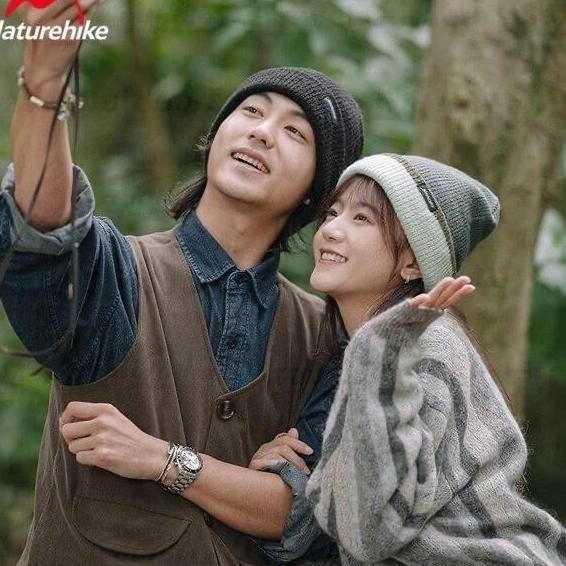 Topi Uplu Naturehie Cnh22Mz001 Double Layer Wool Beanie Hat