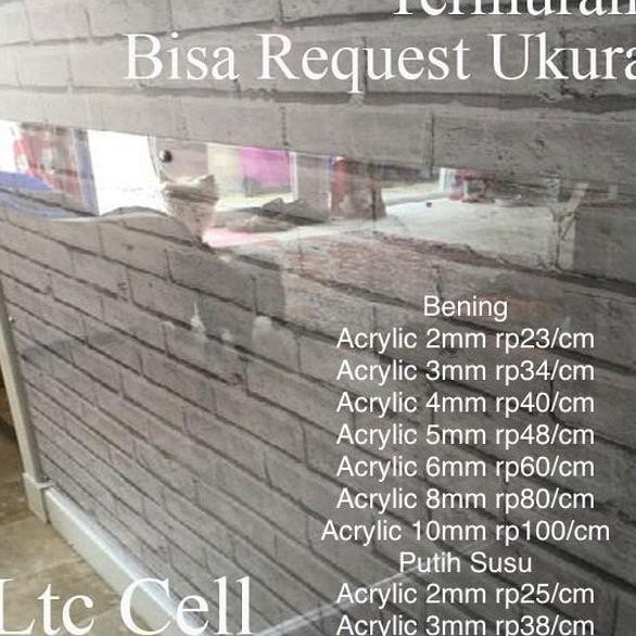 Acrylic Bening 5Mm 50100Cm Arili Lembaran