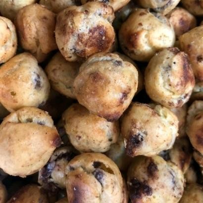 

fg-87 SS - 1 Kg Soes Isi Coklat / Sus Coklat / Kue Soes Coklat / Soes Isi Coklat / Snack Kiloan Murah Premium