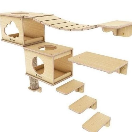 MODEL BARU MAINAN PLAYGROND CAT CONDO KUCING READY STOK TERBARU CAT